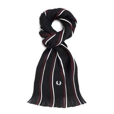 Buy Men Black Striped Casual Scarves Online - 755499 | The Collective