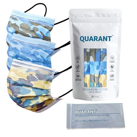 QUARANT 4 Ply Designer Protective Surgical Face Mask (Camo Combo)