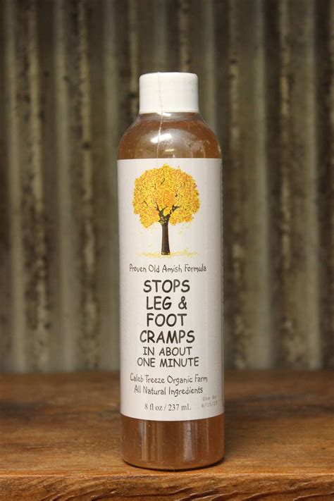 Caleb Treeze Old Amish Muscle Tonic formally known as - Stops Leg And Foot Cramps Fast 8oz ...
