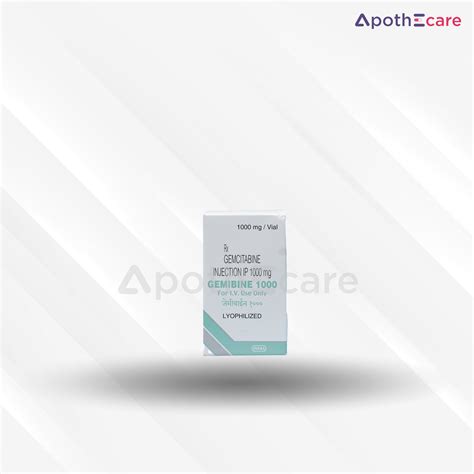 Buy Gemibine 1000 mg Injection Online: Uses, Price, Dosage, Side Effects