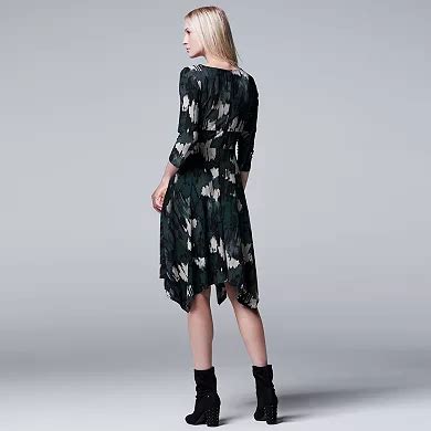 Women's Simply Vera Vera Wang Abstract A-Line Dress