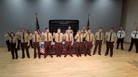 Burleigh County Sheriff's Department - New Correctional Officers being ...