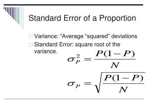Image result for Standard Error of Sample Proportion