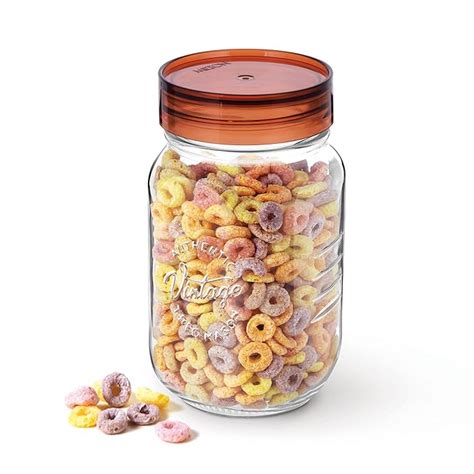 Buy Treo By Milton Vintage Glass Jar with Airtight Lid Glassy Kitchen ...