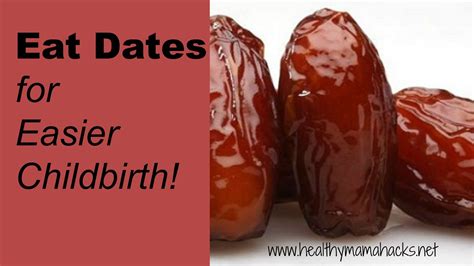 Dates During Pregnancy: How to have an Easier Labor!
