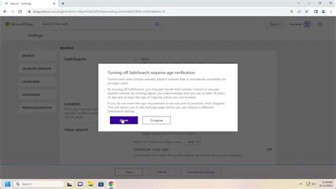 How to Turn Off Bing Search 的图像结果
