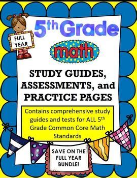 Image result for 5th Grade Math Study Guide