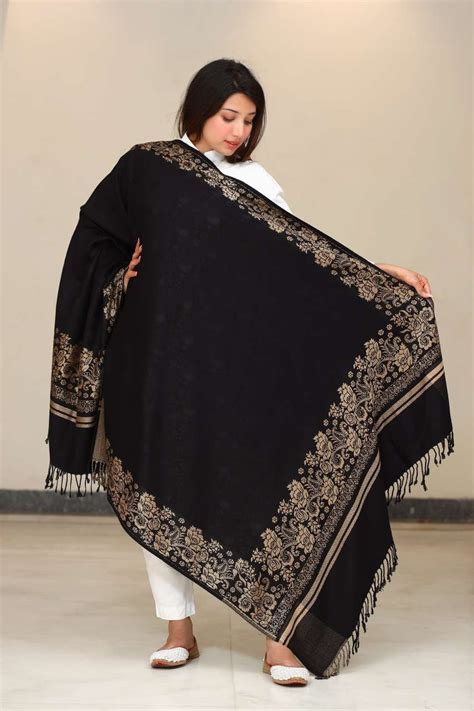 STSHAWLS Acrylic Self Design Women Shawl - Buy STSHAWLS Acrylic Self ...