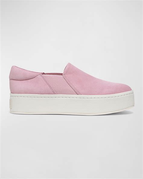 Vince Warren Suede Slip-On Sneakers | Neiman Marcus