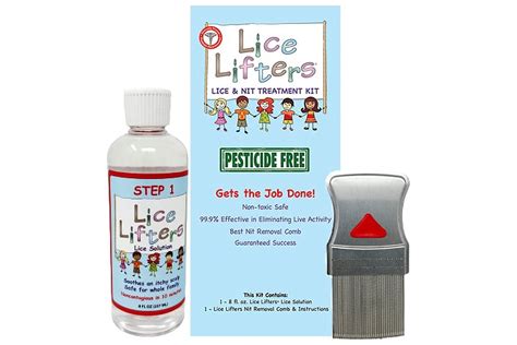 Lice Lifters Lice and Nit Treatment Kit Includes 8 Floz Solution and ...