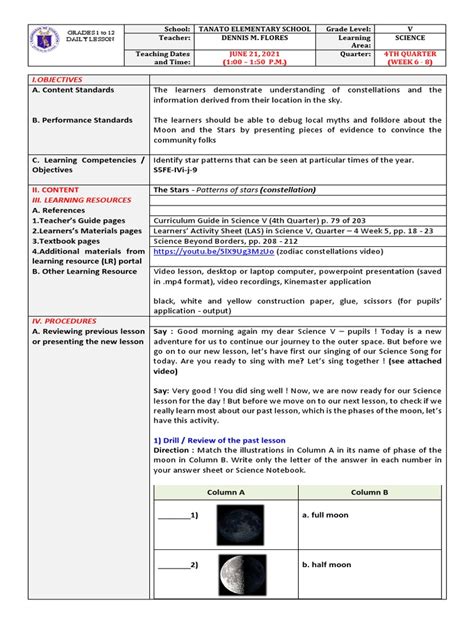 Constellation Lesson Plan 的图像结果