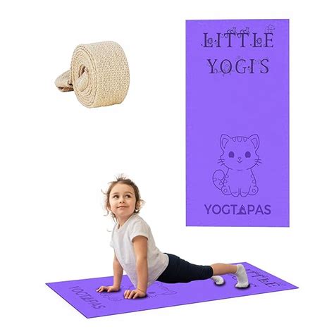Buy YOGTAPAS Yoga mat for kids girls boys children little yogis champs ...
