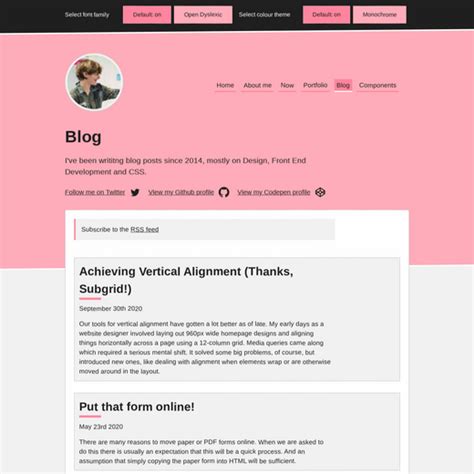 Image result for Blog Con CSS