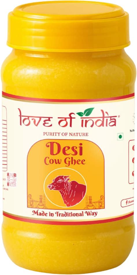 Love Of India Desi Cow Ghee 1 Litre Crafted Using | Desertcart INDIA