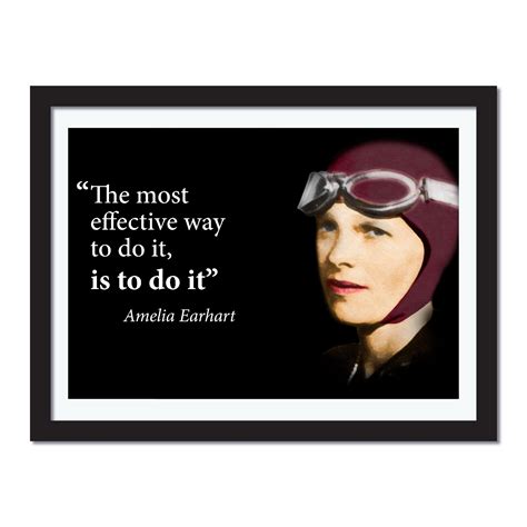 Amelia Earhart Inspirational Women Poster Quote - Young N Refined ...