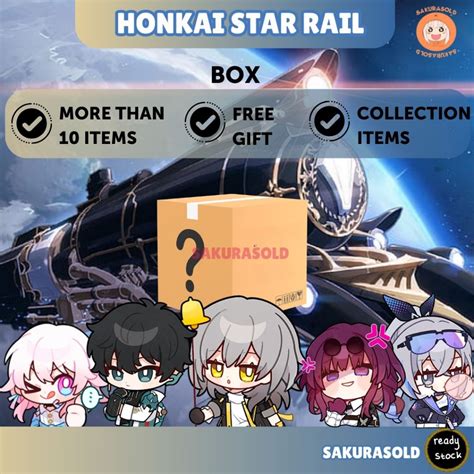 Honkai Star Rail Gift Box Honkai: Star Rail Sticker Honkai Keychain ...