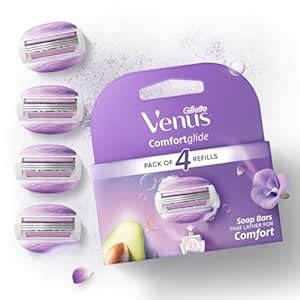 Gillette Venus Comfortglide Hair Removal Razor Blades | Refills ...