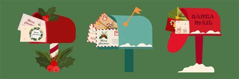Christmas stickers mailboxes Images - Free Download on Freepik