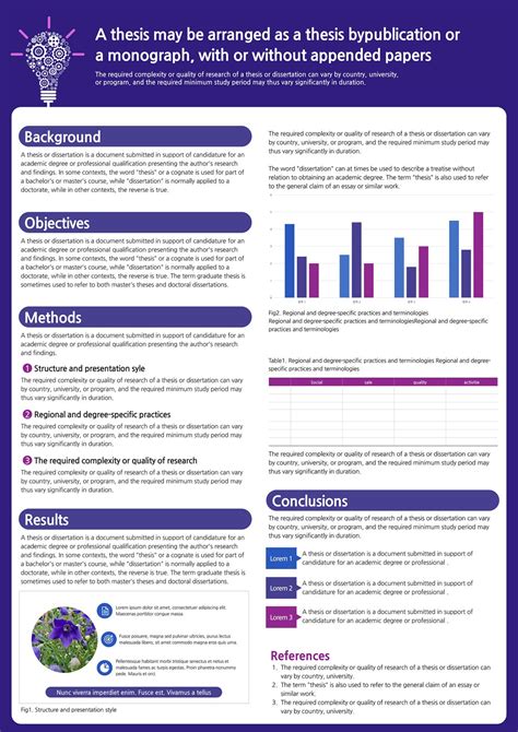 A0 Academic Poster Template / Scientific Poster Template / MS Powerpoint Template / Research ...