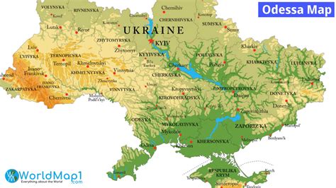 Odessa Map - Ukraine