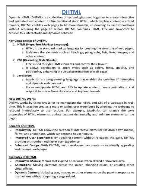 DHTML Examples 的图像结果