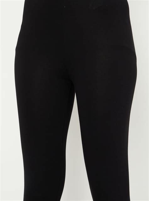 Buy Women Solid Ankle Length Leggings - Pack of 2 Online at just Rs ...