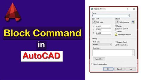 Image result for AutoCAD Block Command