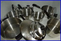 Revere Ware Stainless Steel 13pc. Disc Bottom Cookware Set with Lids – Stock Pot Stainless