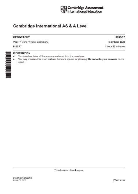 9696 s23 in 12 - This document has 4 pages. [Turn over Cambridge ...