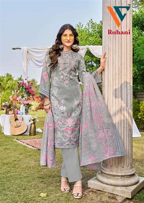 Vandana Fashion Ruhani Vol 35 Unstitch Cotton Dress Material