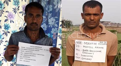 BSF apprehends two cattle smugglers along Indo-Bangladesh border - bsf ...