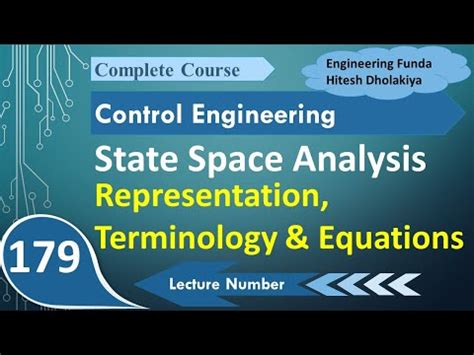 Representation, Terminologies and Equations of State Space Analysis in ...