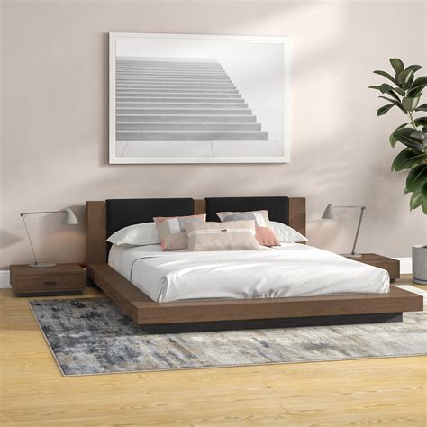 Wade Logan Boushra Upholstered Platform Bedroom Set & Reviews - Wayfair ...
