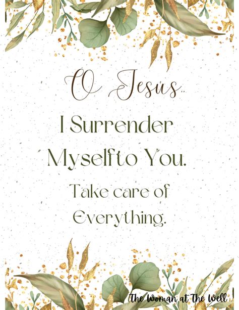 The Surrender Novena Prayer, Catholic Printable, Catholic Download ...
