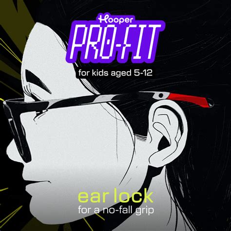 Buy Matte Black Full Rim Rectangle Kids 8-12 yrs Hooper TR Essentials ...