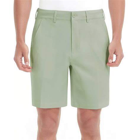 Lesmart Men's Dry Fit Golf Stretch Shorts with Pockets | Men's White ...