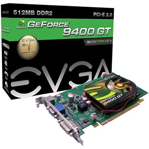 EVGA nVIDIA GeForce 9400 GT PCI Express 2.0 512-P3-N940-LR B&H