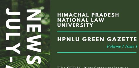 Call for Entries: CEDM-HPNLU Green Gazette