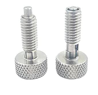 2PCS Retractable Spring Plunger, Stainless Steel Lock Out Handle Quick ...