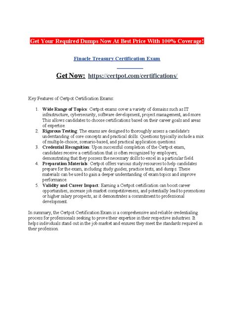 Finacle Treasury Certification Exam - Get Your Required Dumps Now At ...
