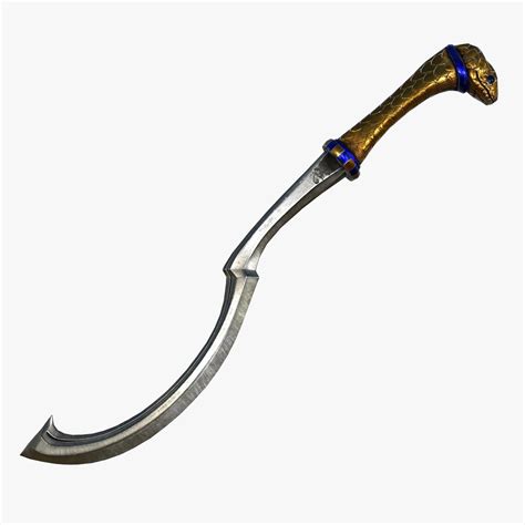 Fantasy Sword RPG Egyptian Khopesh Sickle Sword Curved Blade Kopesh ...