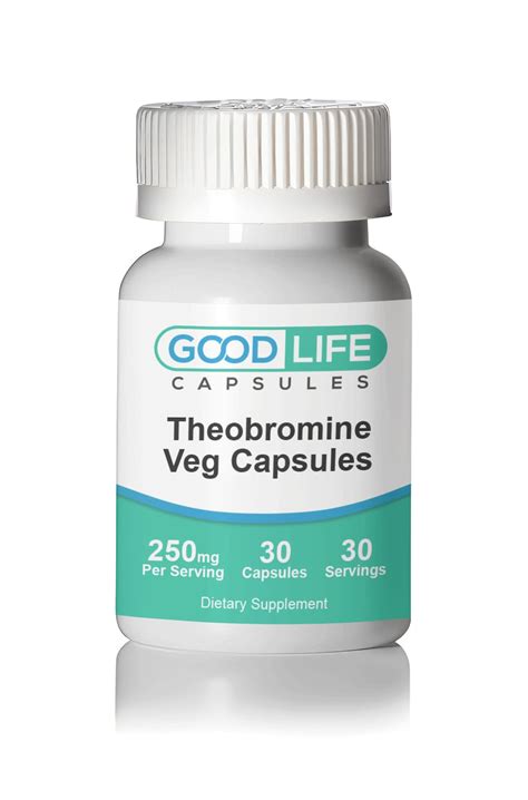 Theobromine 250mg Vegan Capsules All Natural Supplement - Etsy