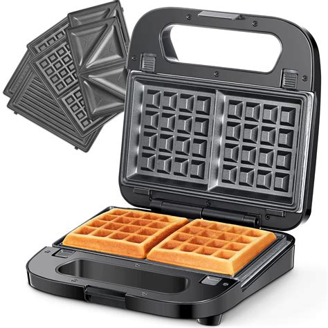 Reemix 3-in-1 Waffle, Grill & Sandwich Maker, Panini Press Grill and ...