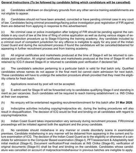 Indian Coast Guard Recruitment 2024 2025 Out | Apply Online Form 320 ...