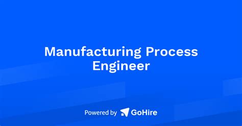 Manufacturing Process Engineer 的图像结果
