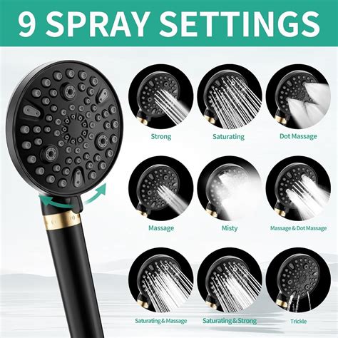 HEROBAI Filtered Rainfall Shower Head with Handheld Spray India | Ubuy