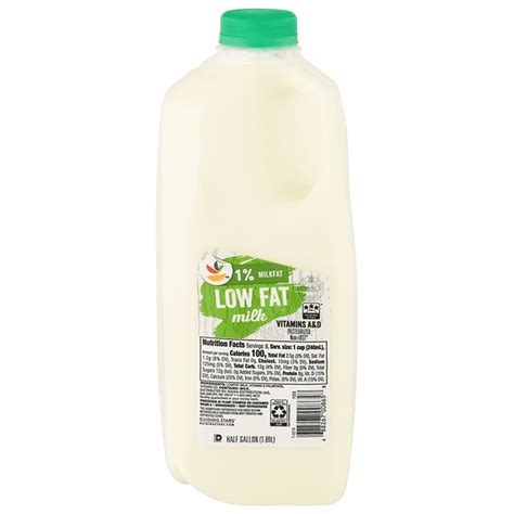 Store Brand 1% Milkfat Low Fat Milk (0.5 gal) Delivery or Pickup Near ...