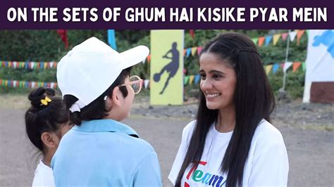 Ghum Hai Kisike Pyar Mein on the sets : Sai and Savi cheer for Vinu ...