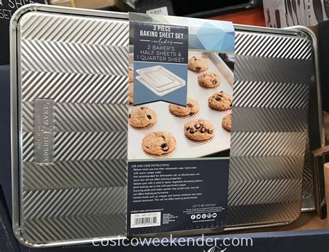 Nordic Ware Natural Prism Baking Sheet Set (3 piece) | Costco Weekender