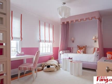 卧室装修效果图7-欧式风格女孩房间布置效果图片-土巴兔装修效果图